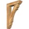 Ekena Millwork Olympic Slat Rough Sawn Bracket w/ Offset Brace, Western Red Cedar, 6"W x 24"D x 36"H BKT0604X24X36OLY06RWR - alternate 1